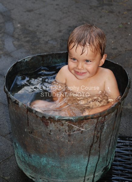 Beau in copper Bath